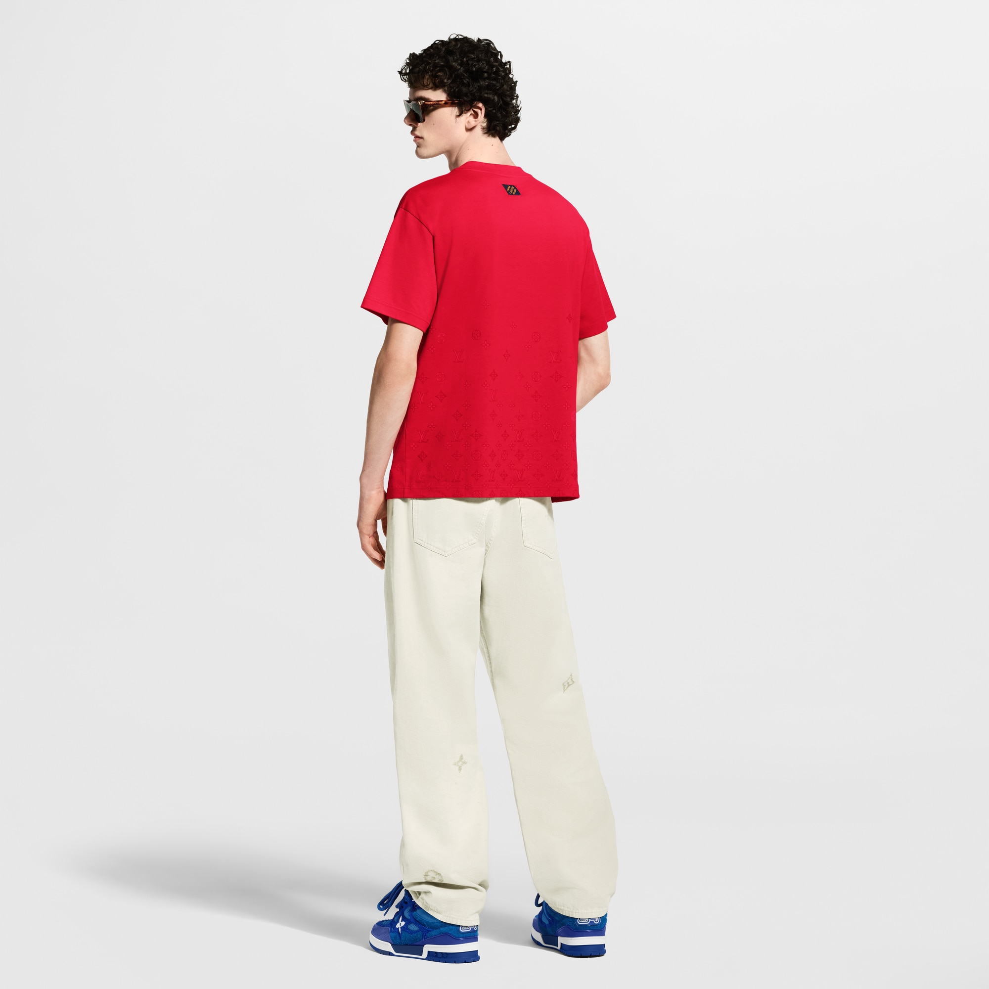 Gradient Signature Flock Print T-Shirt - Men - Ready-to-Wear